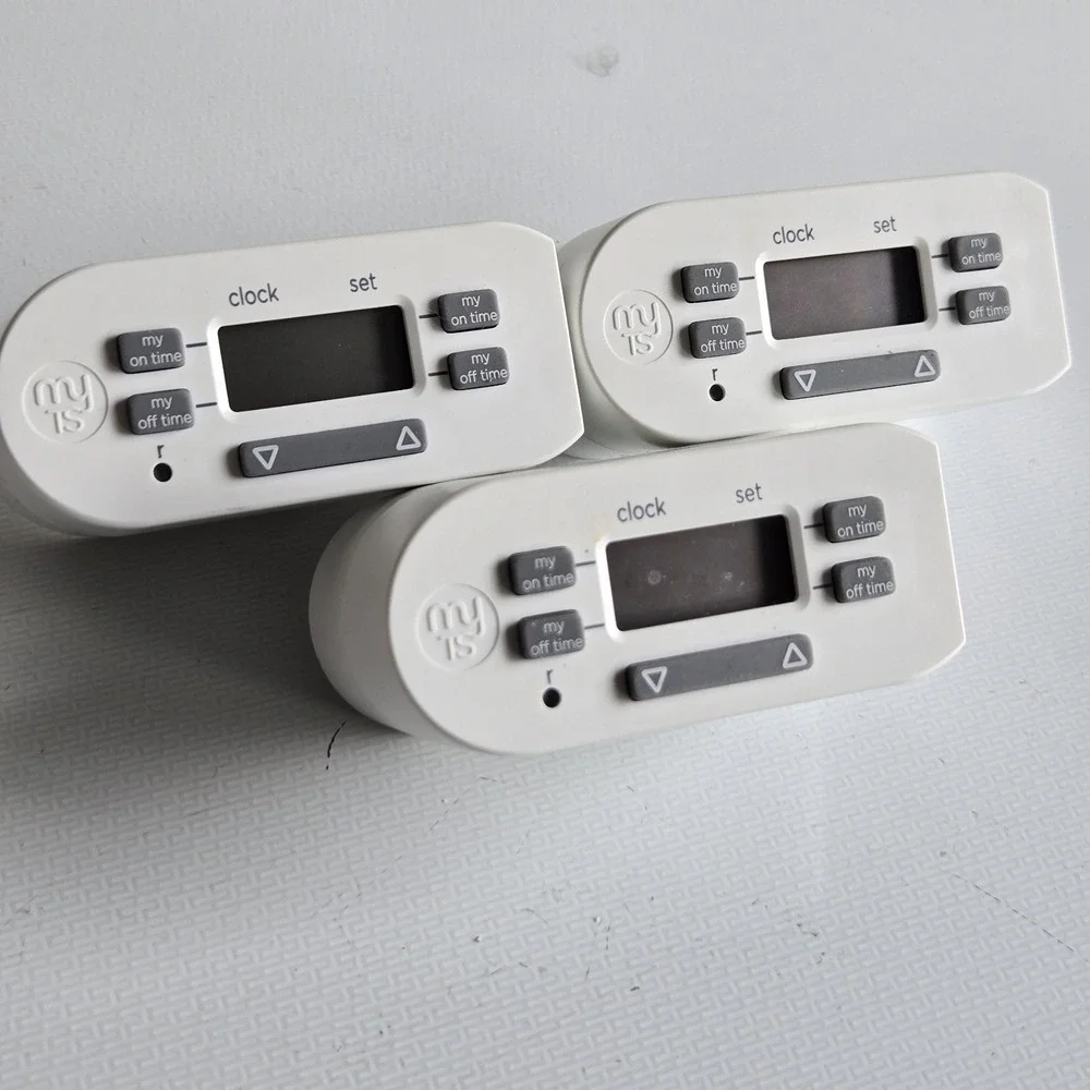 3 myTouchSmart Indoor Simple Set‎ Plug-In Digital Timer Bar Programmable